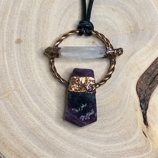 AMETHYST & LEMURIAN QUARTZ