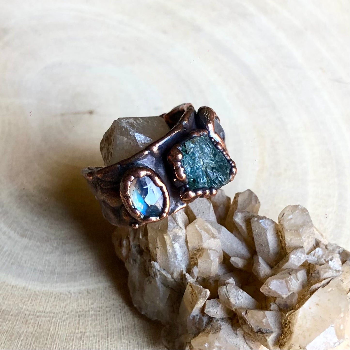 AQUAMARINE & MOONSTONE
