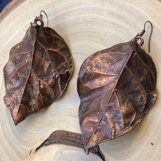NATURAL LEAVES EARRINGS