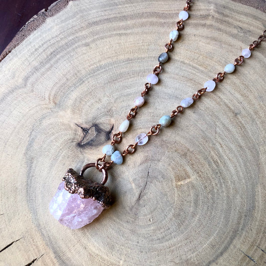 ROSE QUARTZ & MORGANITE