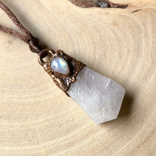 ROSE QUARTZ & MOONSTONE