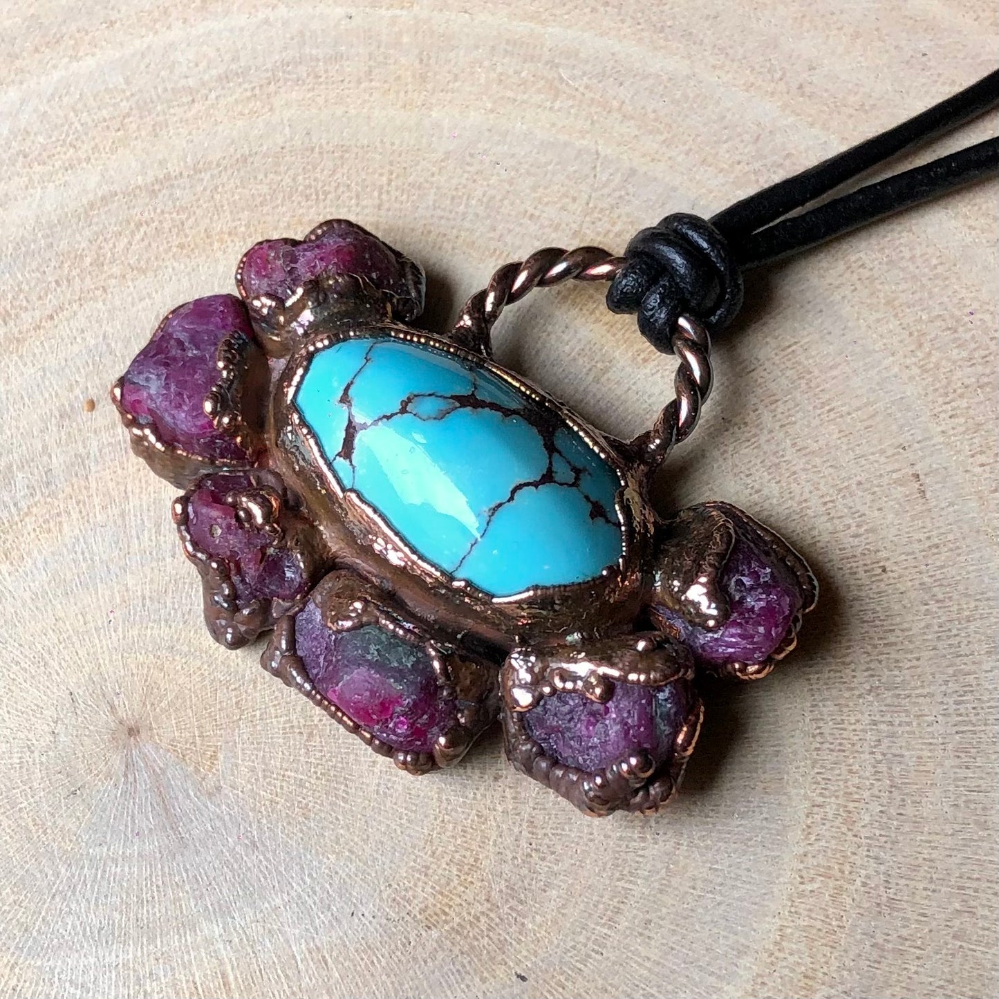 EGYPTIAN TURQUOISE & RUBY