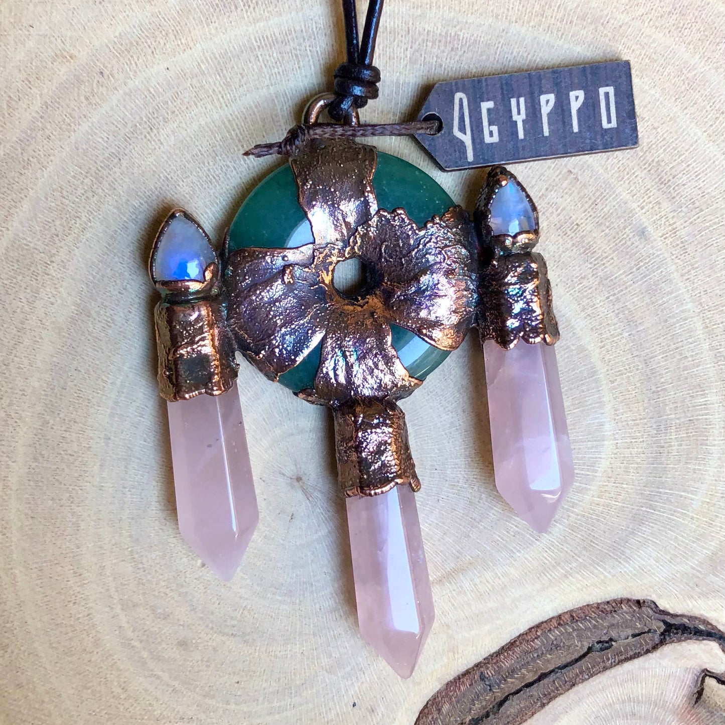 AVENTURINE, ROSE QUARTZ & MOONSTONE
