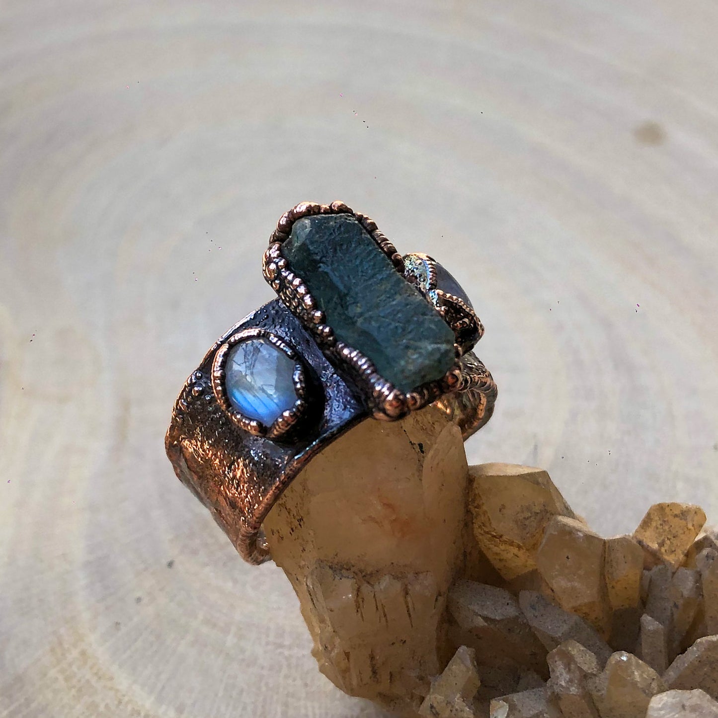 AQUAMARINE & MOONSTONE