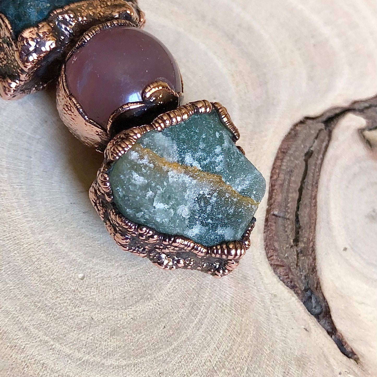 APATITE, ROSE QUARTZ & AVENTURINE