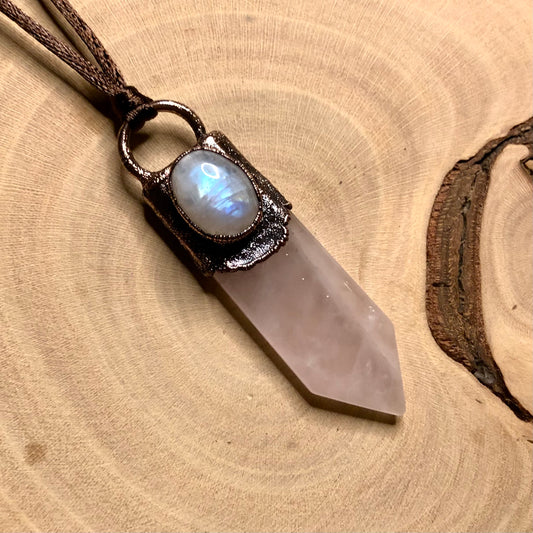 ROSE QUARTZ & MOONSTONE