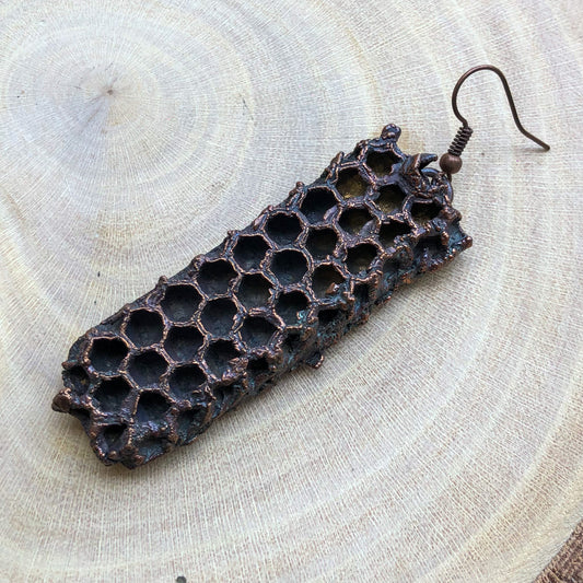 HONEYCOMB SINGLE EARRING