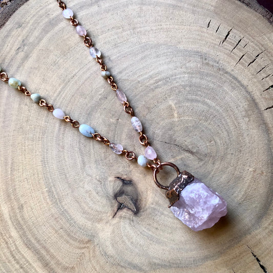 ROSE QUARTZ & MORGANITE