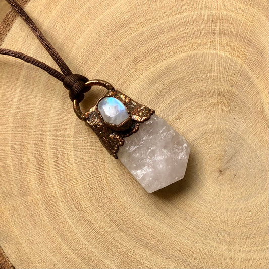 ROSE QUARTZ & MOONSTONE