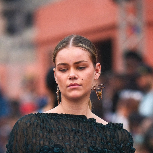 TIGER EYE ON NATURAL TWIGS EARRINGS