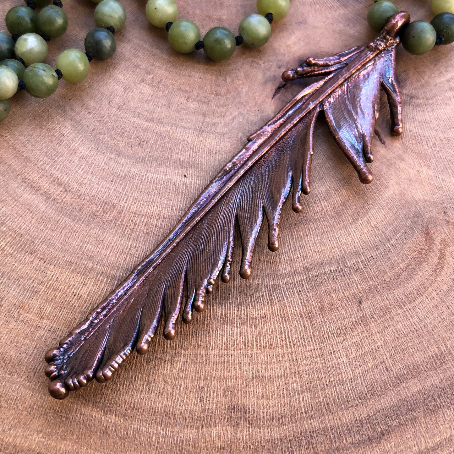 PIGEON FEATHER & JADE