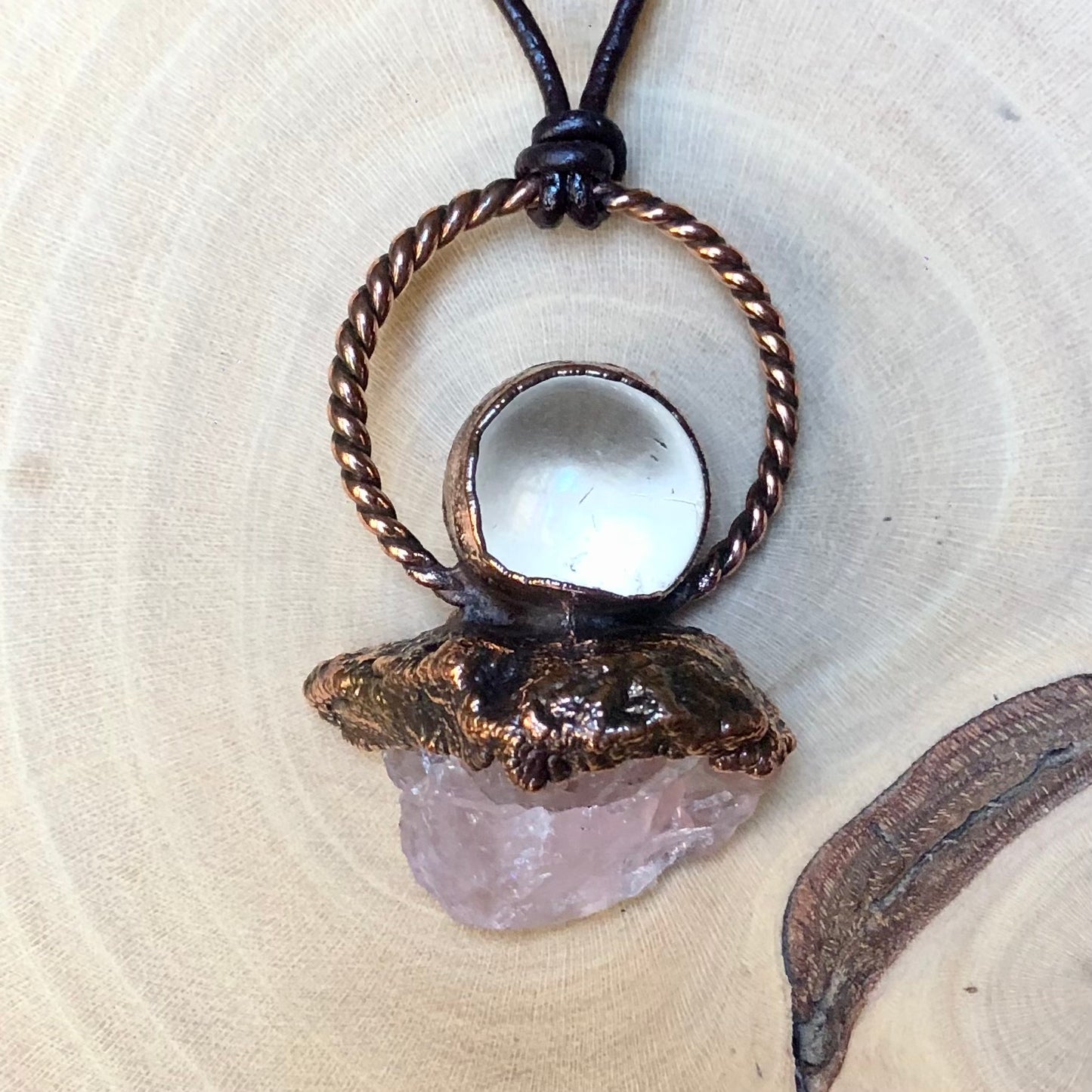 ROSE & CLEAR QUARTZ