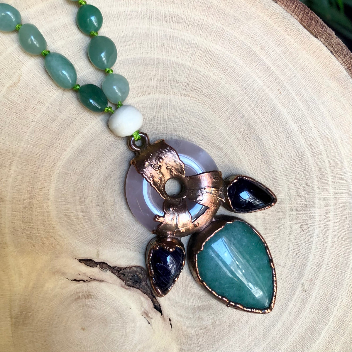 ROSE QUARTZ, AMETHYST & AVENTURINE