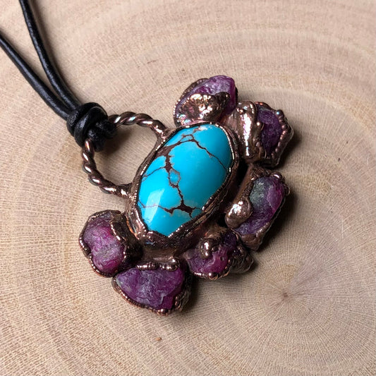 EGYPTIAN TURQUOISE & RUBY