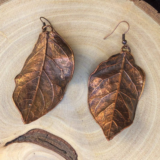 NATURAL LEAVES EARRINGS