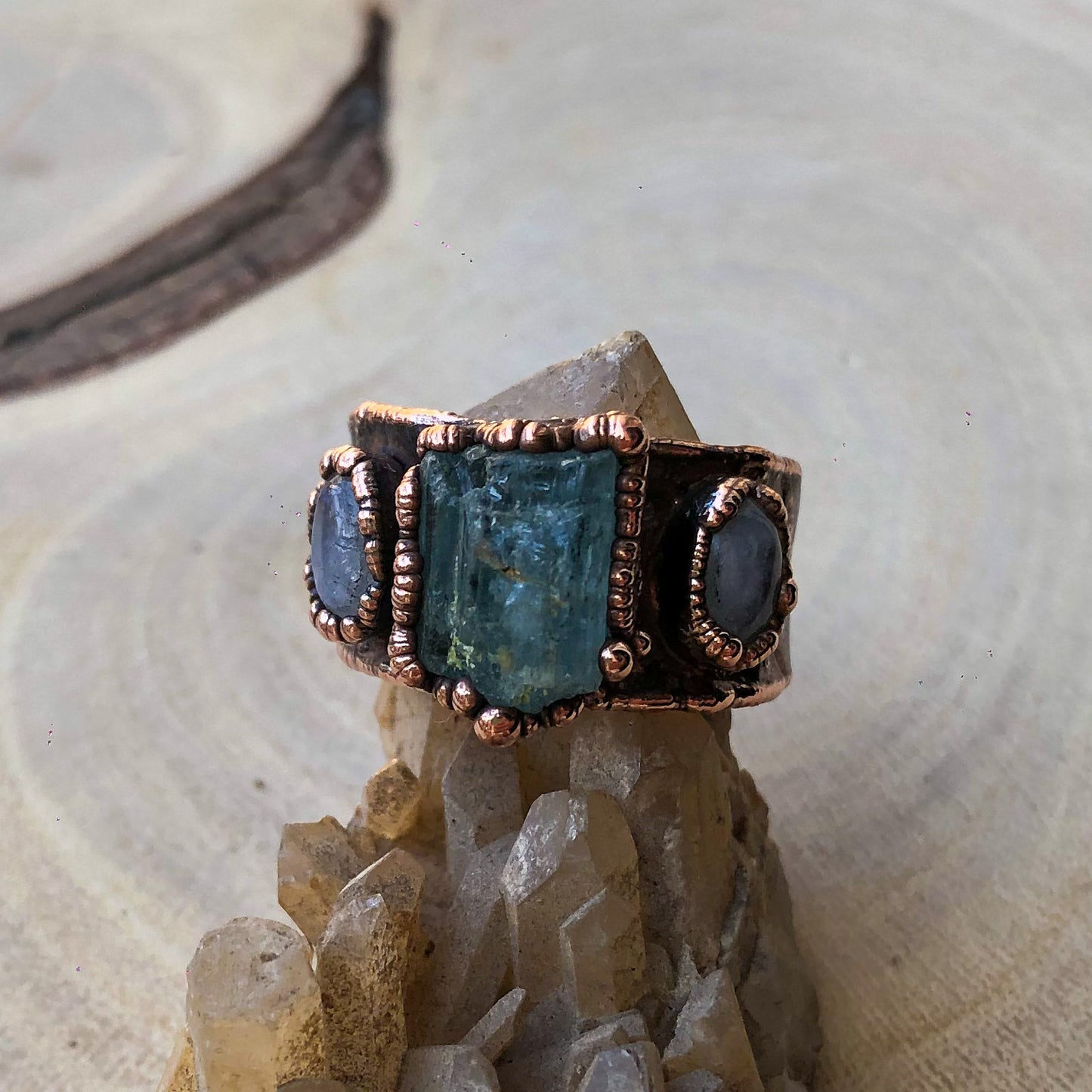 AQUAMARINE & MOONSTONE