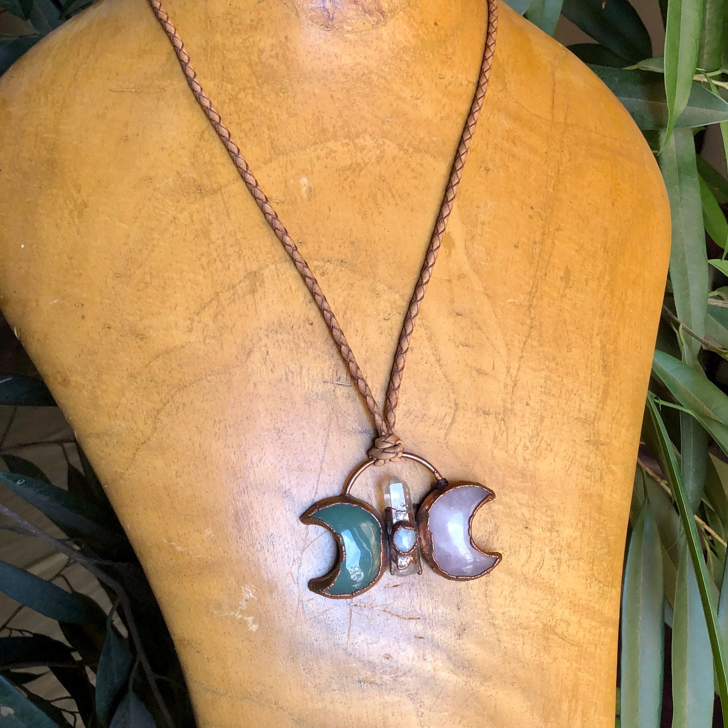 AVENTURINE, ROSE QUARTZ, LEMURIAN QUARTZ & MOONSTONE