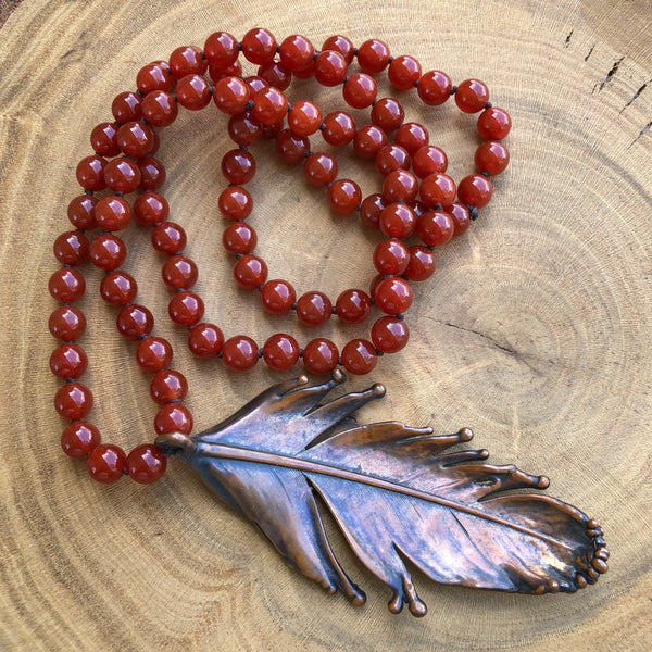 ROOSTER FEATHER & AGATE