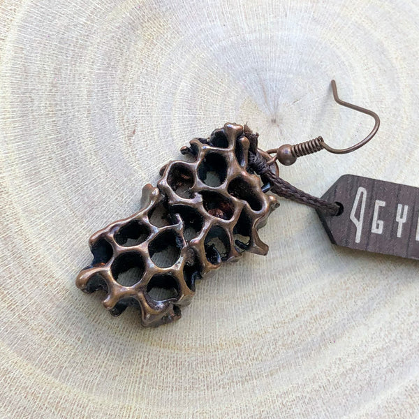 HONEYCOMB SINGLE EARRING