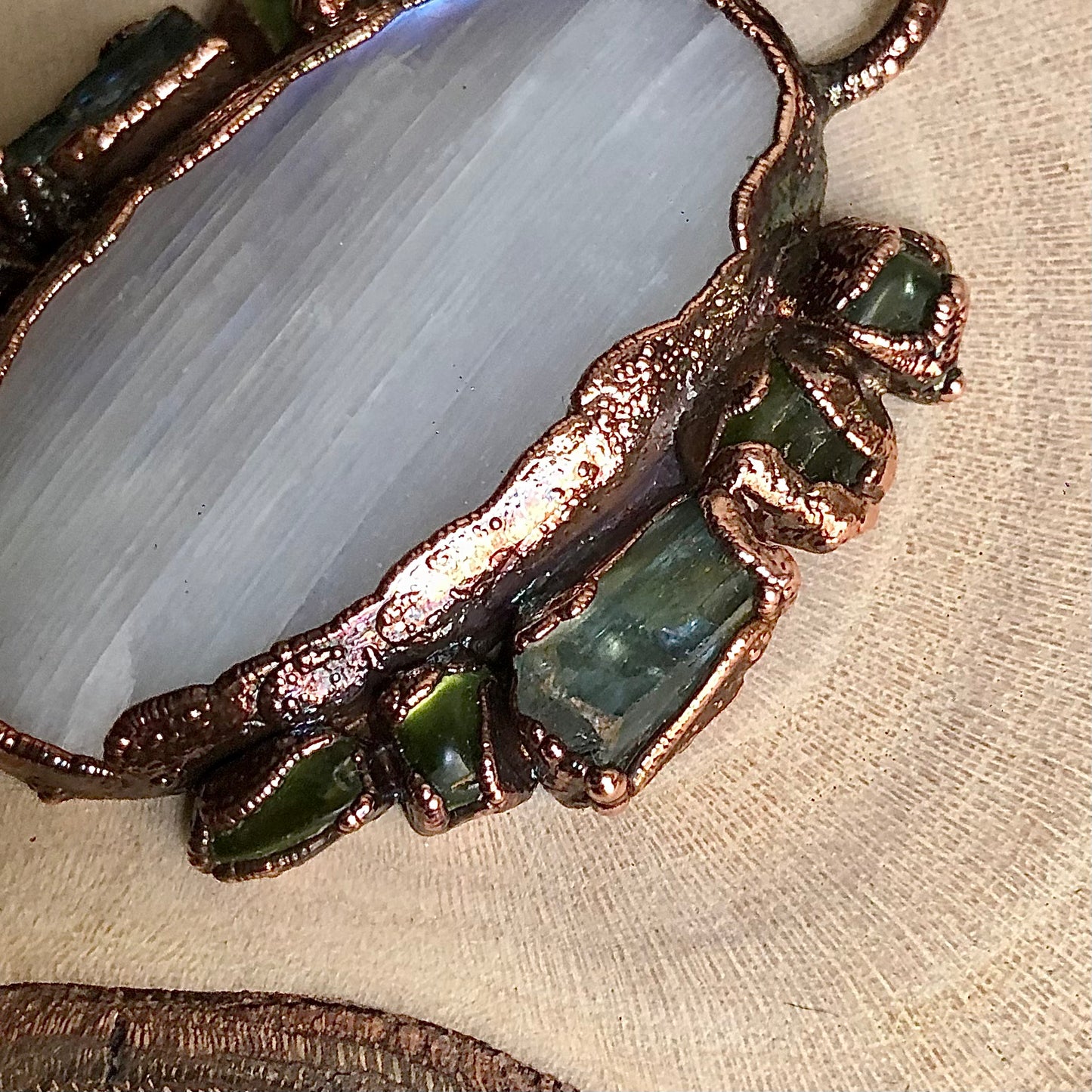 MOONSTONE, PERIDOT & AQUAMARINE