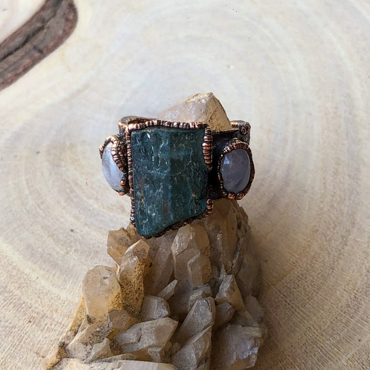 AQUAMARINE & MOONSTONE