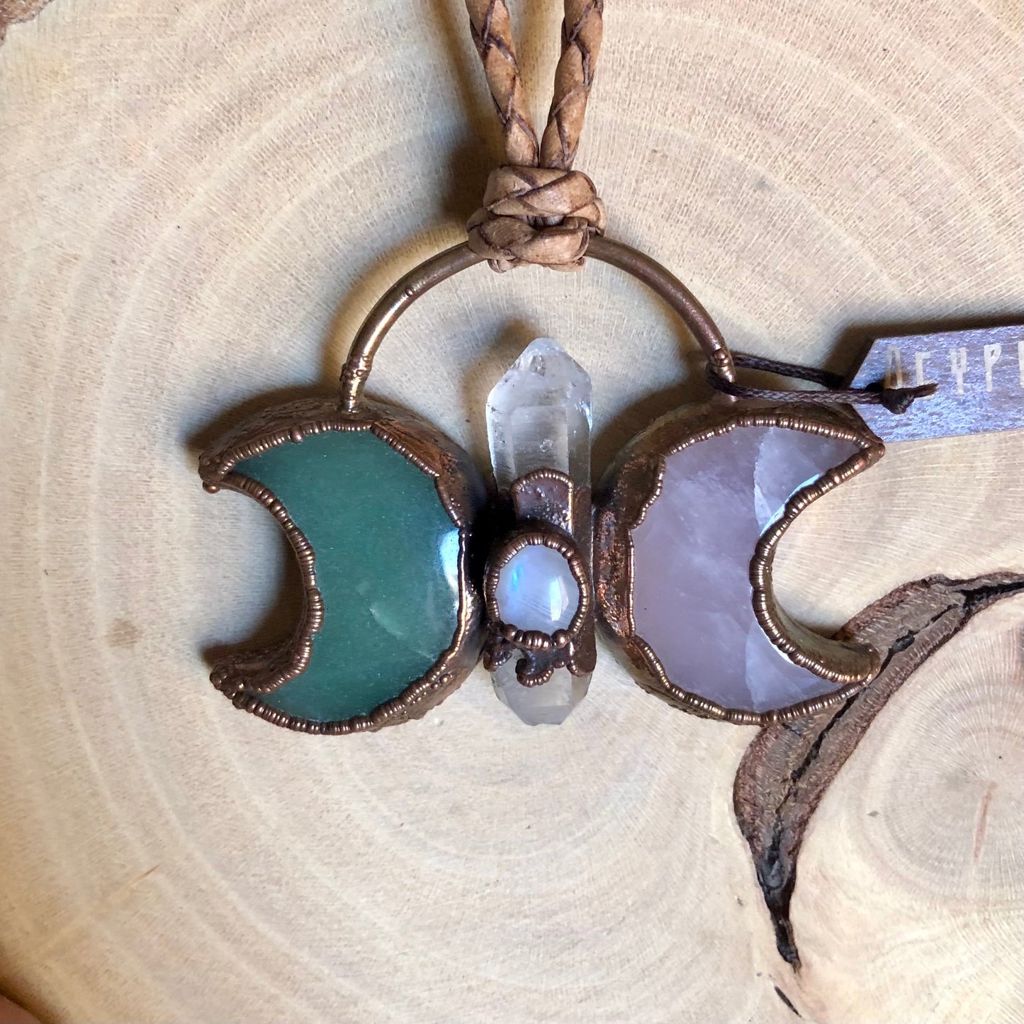 AVENTURINE, ROSE QUARTZ, LEMURIAN QUARTZ & MOONSTONE