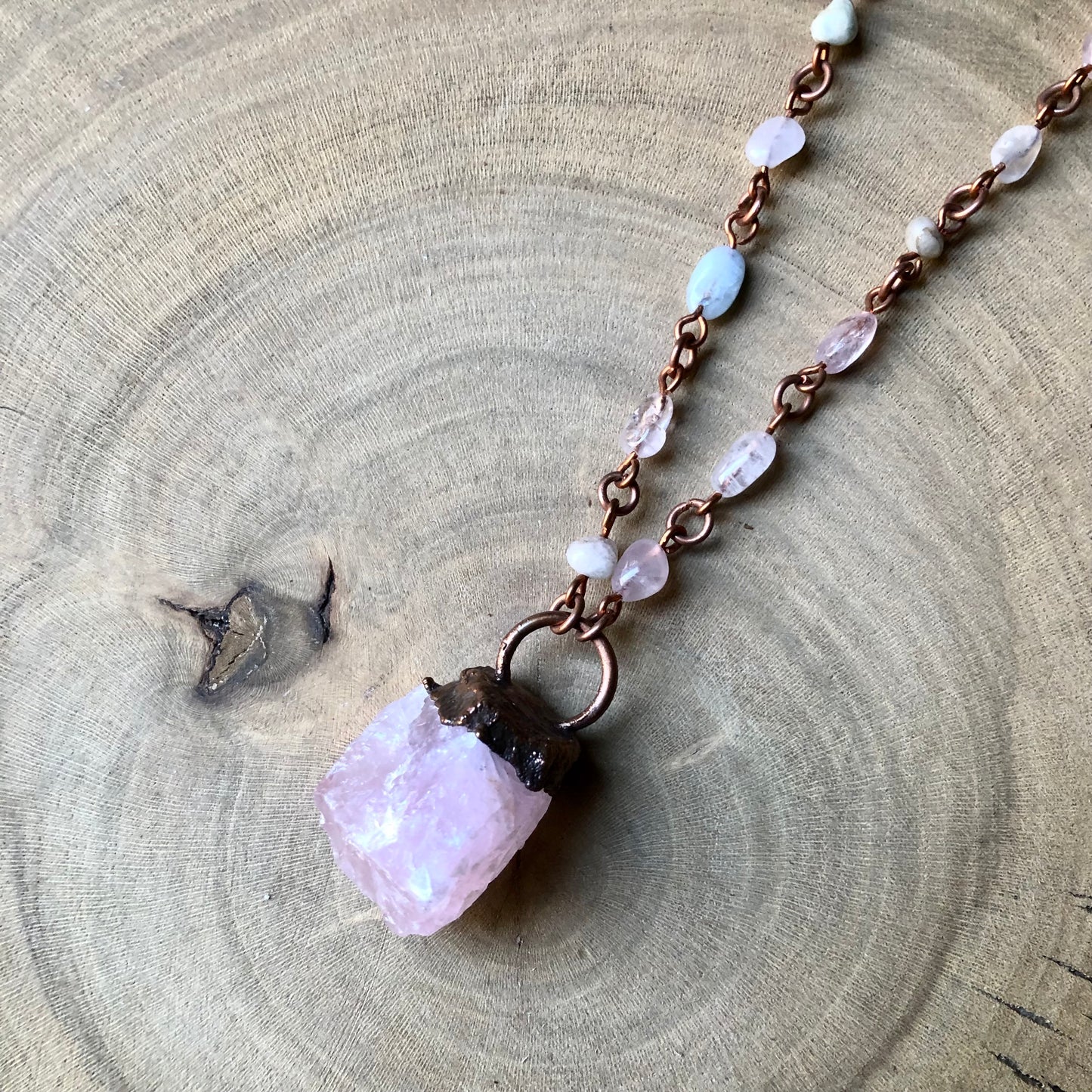 ROSE QUARTZ & MORGANITE