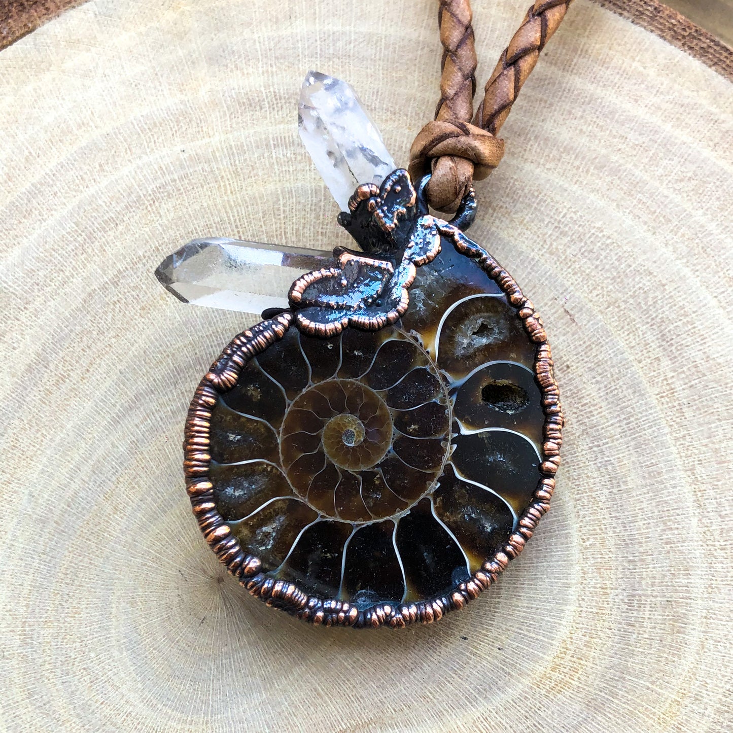 AMMONITE & LEMURIAN QUARTZ