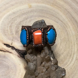 CORAL & AMERICAN TURQUOISE