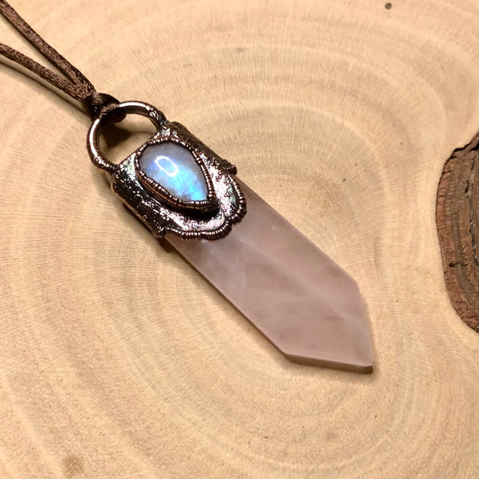 ROSE QUARTZ & MOONSTONE