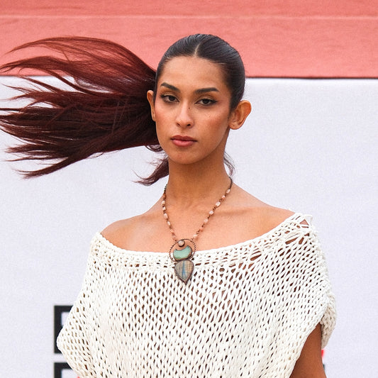 LABRADORITE, AVENTURINE & PEACH MOONSTONE