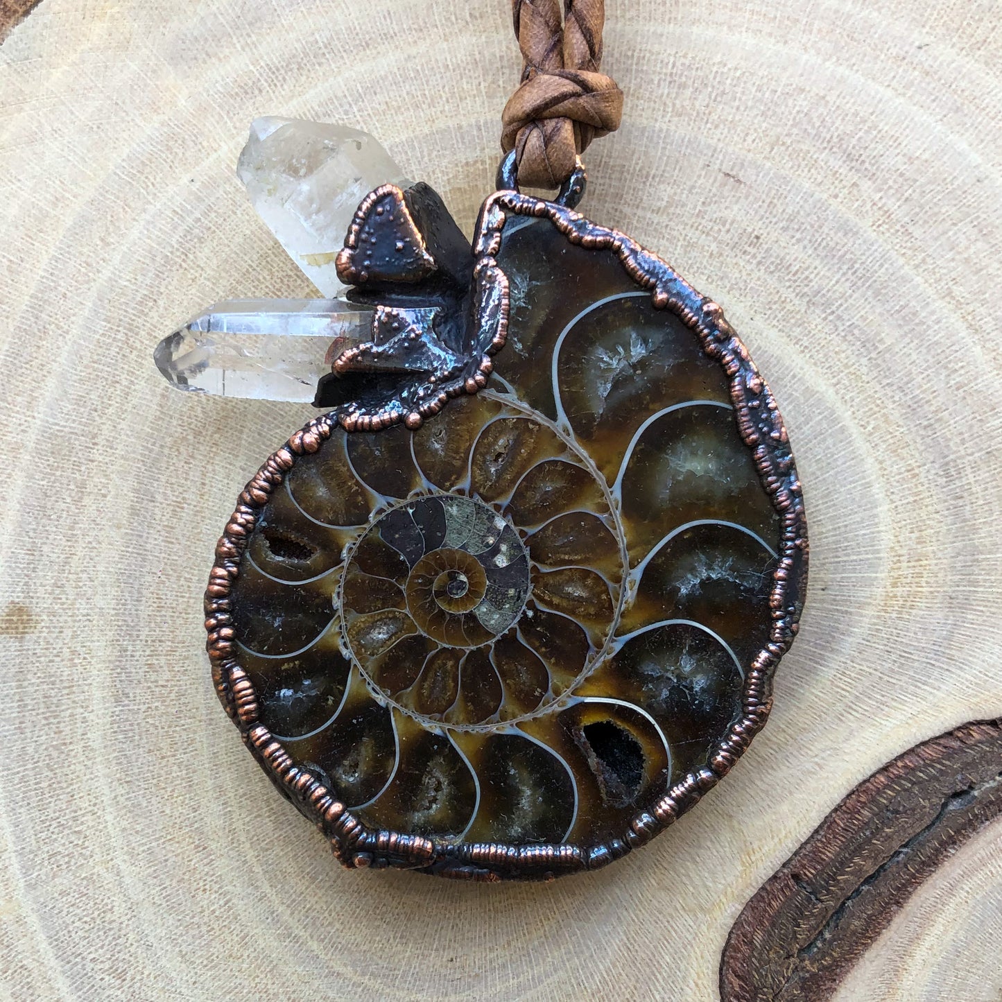 AMMONITE & LEMURIAN QUARTZ