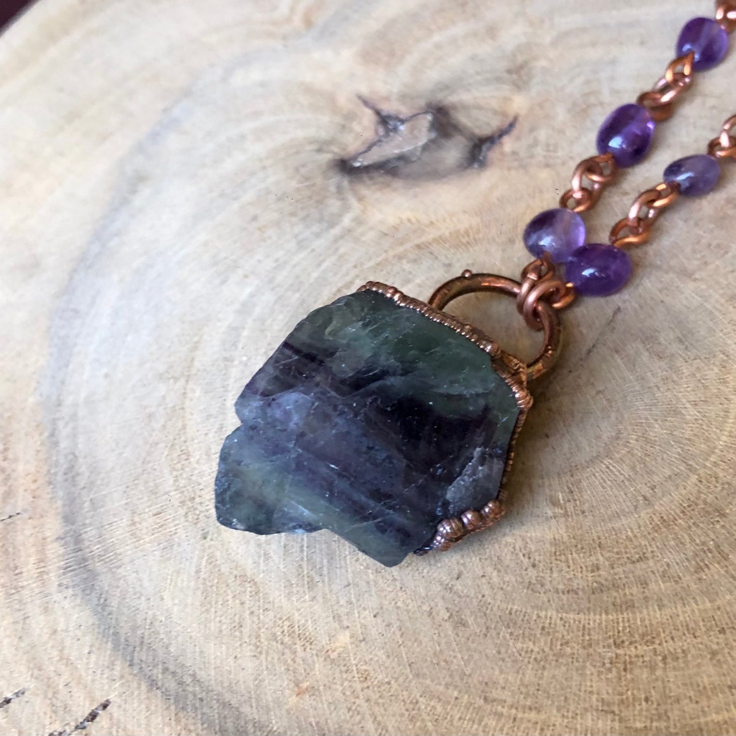 FLUORITE & AMETHYST