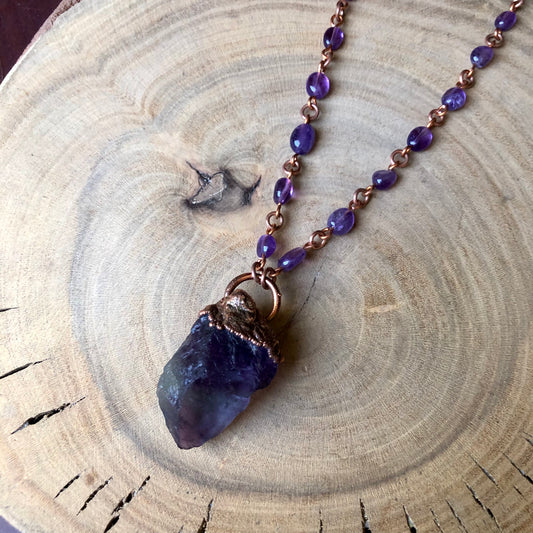 FLUORITE & AMETHYST