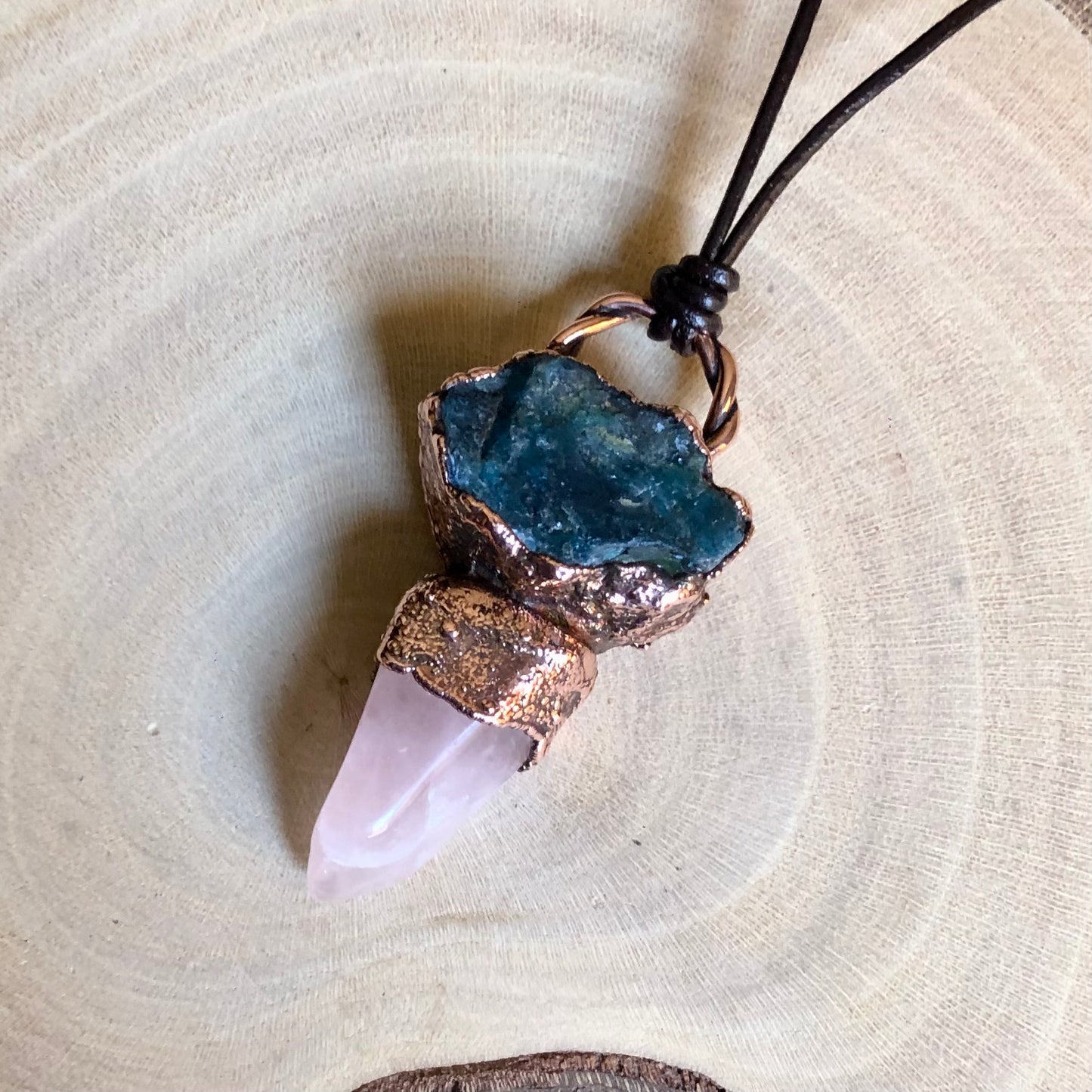 APATITE & ROSE QUARTZ