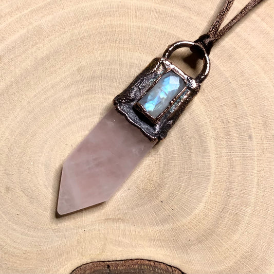 ROSE QUARTZ & MOONSTONE