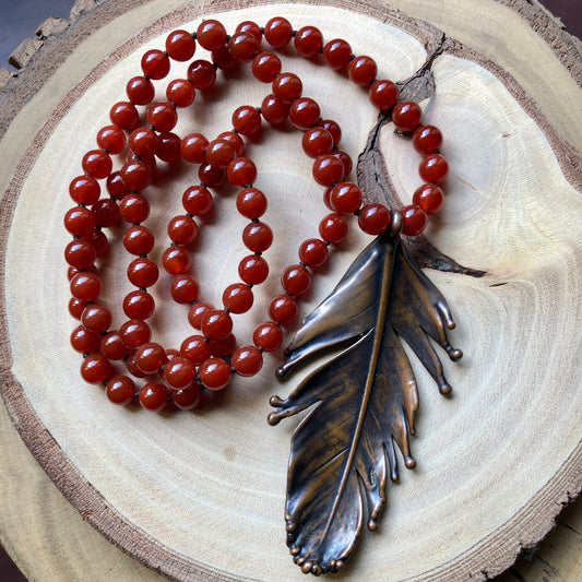 ROOSTER FEATHER & AGATE