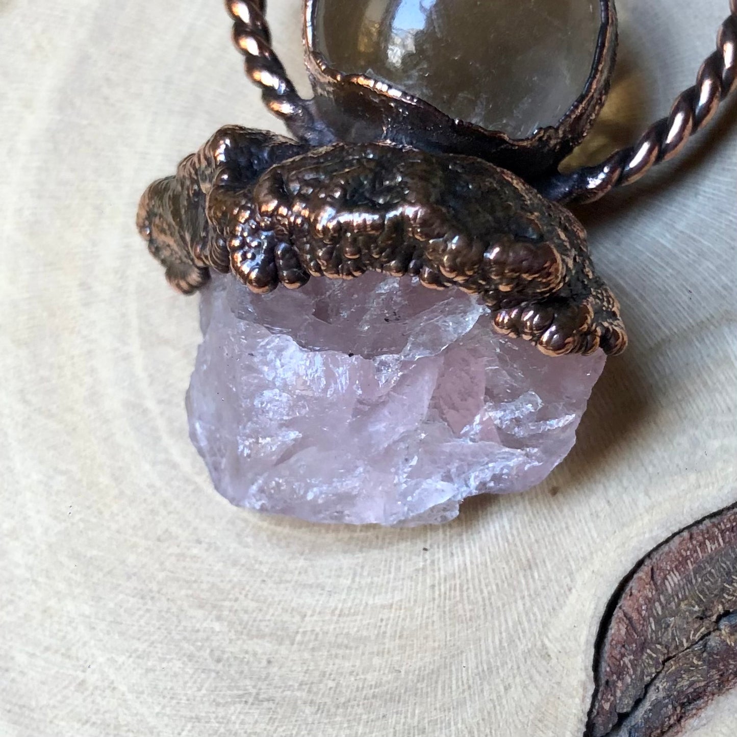 ROSE & CLEAR QUARTZ