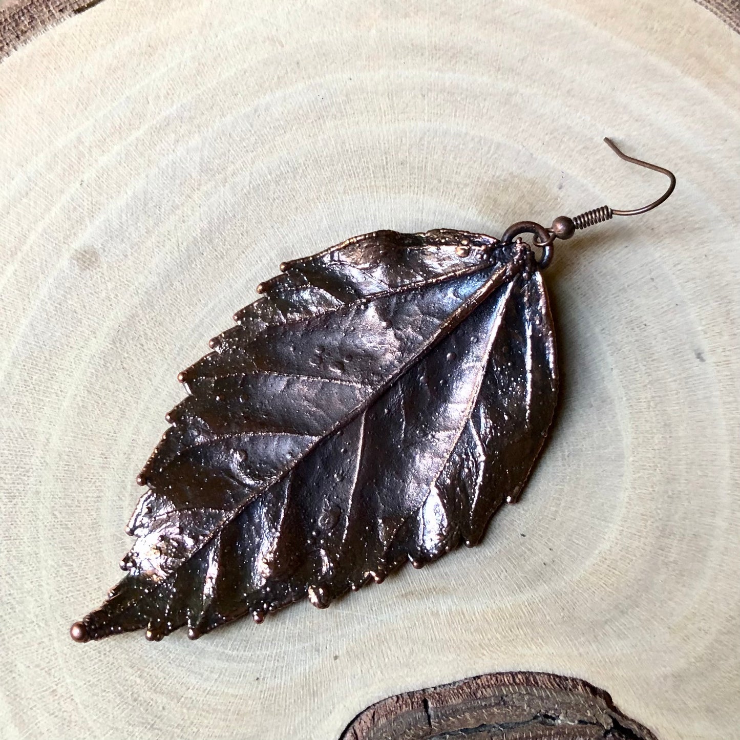 HIBISCUS LEAF SINGLE EARRING