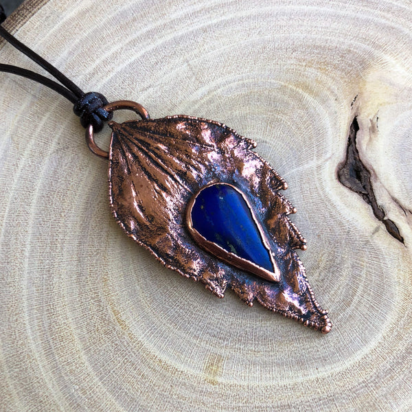 NATURAL LEAF & LAPIS LAZULI