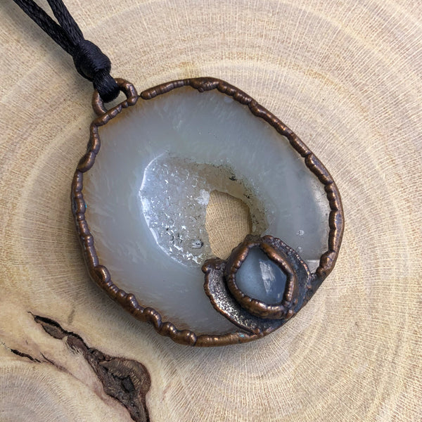 DRUZY AGATE & MOONSTONE